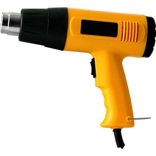 2000W Heat Gun, Hot Air Gun, 2 Gears Speed, Overload Protection for Removing Paint, Shrinking PVC, Crafts, Tubing