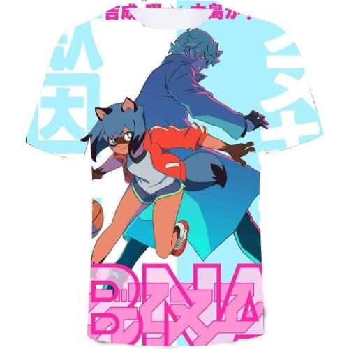 Unisex Anime BRAND NEW ANIMAL OGAMI SHIROU Kagemori Michiru Cartoon Short Sleeves Costume Couples Creative Halloween Souvenirs