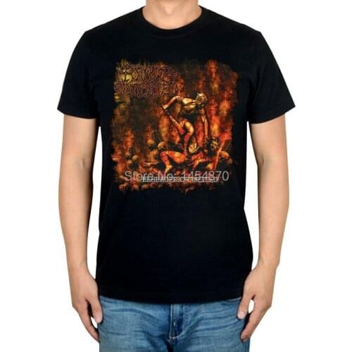 Horrible Range of Mutilated Rock Brand t shirt High Quality Cotton Punk thrash fitness Hardrock Metal black shirts camiseta ropa