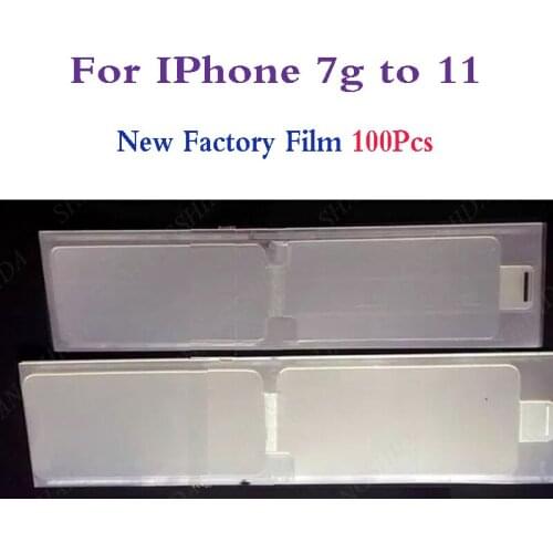 New Factory Film For iPhone 7 8 X 7p plus Refurbish Front + Back refurbish Screen Protector Sticker For xs xr max 11 pro