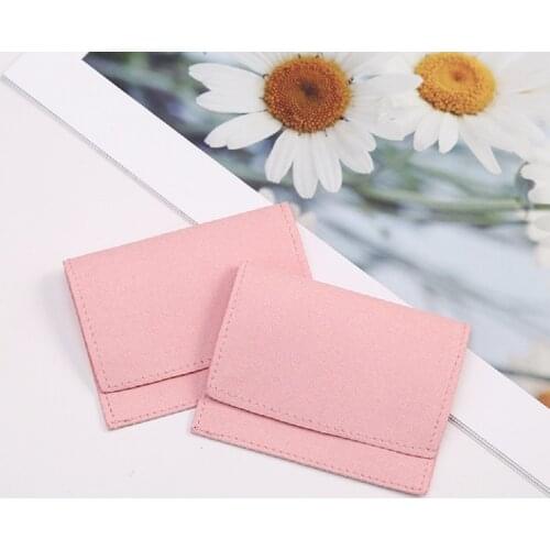 10 Microfiber Velvet Jewelry Packaging Pouches for Earrings Necklace Christmas Jewellery Wedding Gift Package Can Personalized