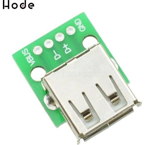 10PCS 5V Power 2.54mm Header USB Female Port Connector Breakout Board