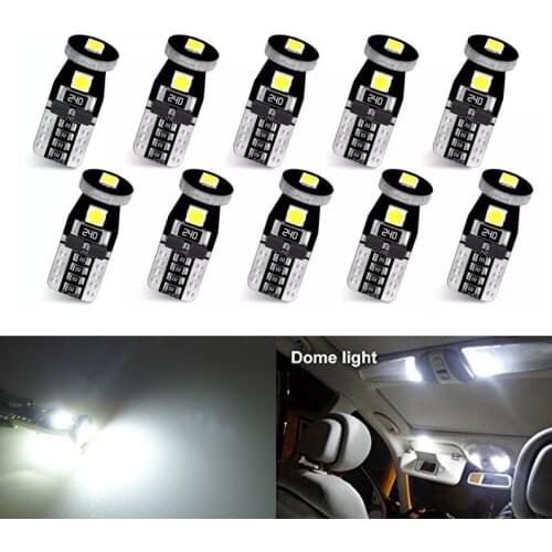 10x T10 W5W Led Bulb 194 168 Car Interior Bulb Light For Volkswagen POLO Golf 5 6 7 Passat B5 B6 B7 Bora MK5 MK6 Tiguan