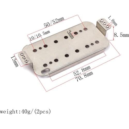 2 Pieces Electric Guitar Humbucker Double Coil Pickup Baseplates Guitar