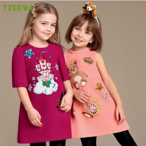 2021 Girl Princess Dresses Cartoon Enfants Vetements Fille Boutique Summer Girls Party Dress Vestido Menina Kids Dress For Girl