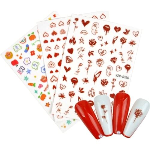 27model Halloween Butterfly Luminous Nail Art Stickers Gleamy Fluorescent Nailart Stickers Shinning Glitter Decorations Manicure