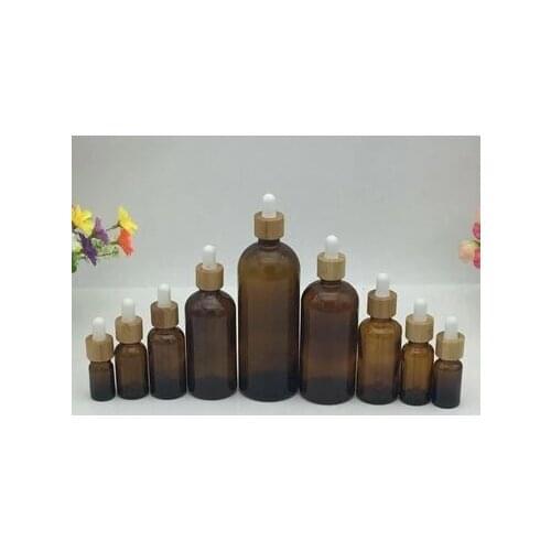 330pcs Refillable empty 1oz 30ml Amber Glass Vials Pipette Dropper Bottles Liquid Drops Body Oil Container for essential oil