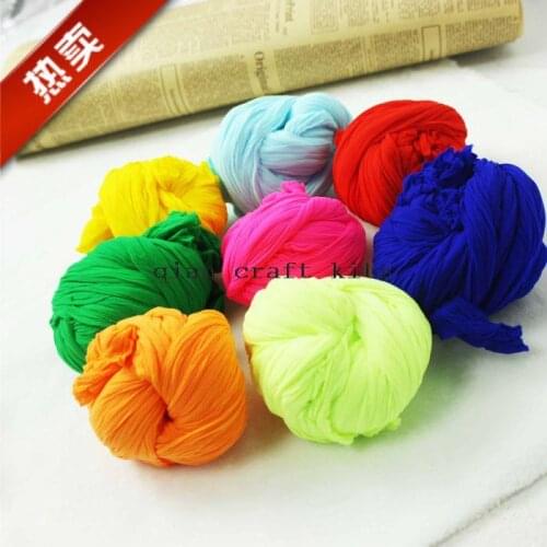 60 strands of High Stretch Plain Nylon Stocking DIY Material random color assorted or- Pick Your Colours each 60cm long