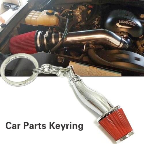 Car Parts Car Keyring Air Intake Filter Design Keychain Key ring Colorful Keychains Filter Mushroom Key Chain Creative