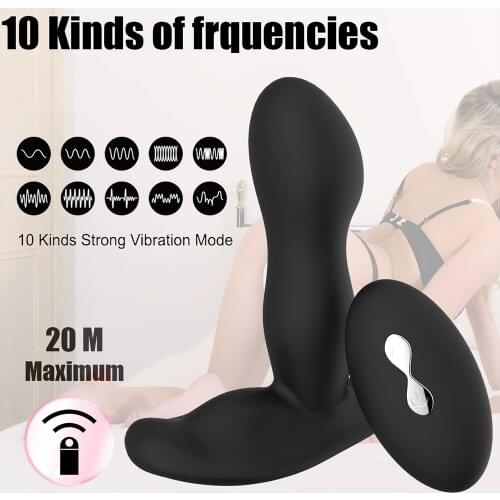 VETIRY Wireless Remote Anal Vibrator Sex Toys For Woman Men 10 Speed Anus Stimulation Butt Plug Vibrating Prosate Massager