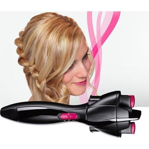 Electric Hair Braider Automatic Knitted Device Twist Knitting Machine Crochet Braids Hairstyle Hair Styling DIY Tool Hair Sponge