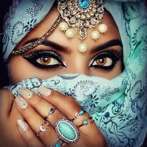 Indian beauty diamond Embroidery diy diamond painting mosaic diamant painting 3d cross stitch diamond pictures H699