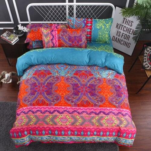 FANAIJIA 3d duvet cover set with Pillowcase bohemian bedding sets king size boho printed Mandala Bedlinen Home textile
