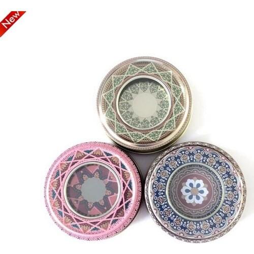 Candy Cookie Box Festive Party Supplies Rose Tea Pot Box Saffron Tin Box For Saffron Packing Box Tin Box With Pvc Window