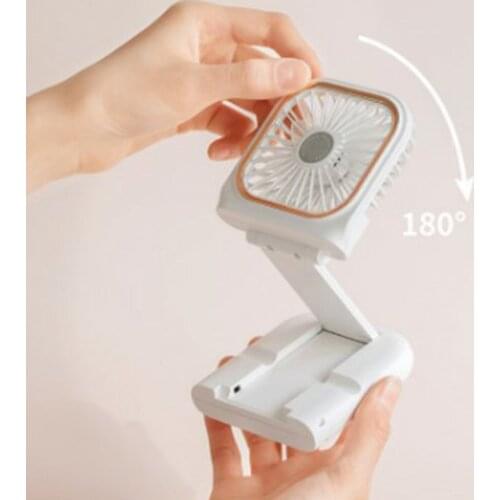 Hanging Neck Fan Leafless Adjustable Speed Mini USB Rechargeable Wearable Portable Quiet Fan Folding Fans For Indoor Outdoor