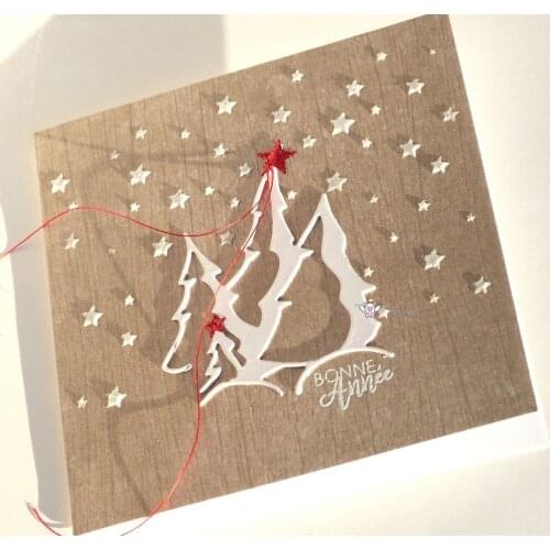 Mmao Crafts Metal Steel Cutting Dies New Christmas tree decoration Stencil For DIY Scrapbooking Paper/photo Cards Embossing Dies