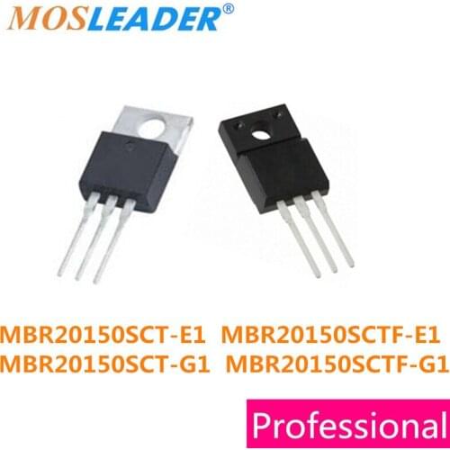 Mosleader 100PCS MBR20150SCT-E1 MBR20150SCT-G1 TO220 MBR20150SCTF-E1 MBR20150SCTF-G1 TO220F Chinese High quality