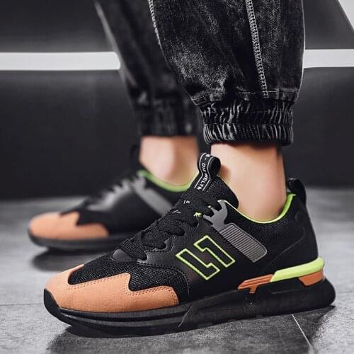 Shoes Mens Casual Sports Shoes Fashion Black Non-slip Lightweight Fitness Jogging Shoes Male Breathable Tennis Shoes