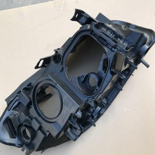 For BMW X1 2010-2015 Headlight rear shell headlight base plastic black lampshade lens light rear cover Behind the lampshade