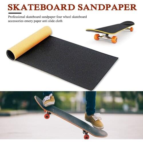 Skateboard Sandpaper Self-Adhesive Waterproof Wear-Resistant Non-Slip Longboard Decks Grip Tape Skate Board Accessories