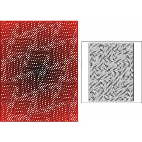 New Spotted Smooth Ribbon Background Plate Craft Embossing Mold 2021 Metal Cutting Dies for DIY Scrapbooking Album Card Making