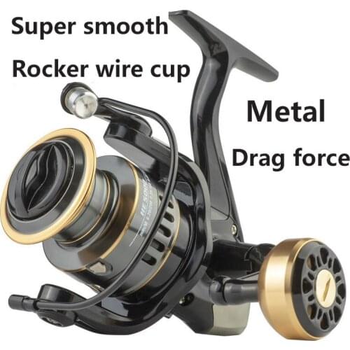 Full Metal Fishing ReelSpinning Wheels Fishing Reels Fishing Lines Long Cast Fishing Reels Lure Reel Spinning Reel Fishing Tools