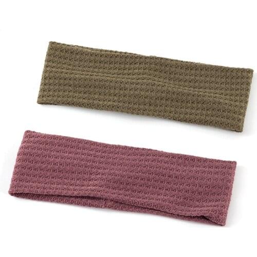 Classic Women Hairband Bands Soft Cotton Solid Color Girls Hair Accessories Handmade High Quality Female Headband