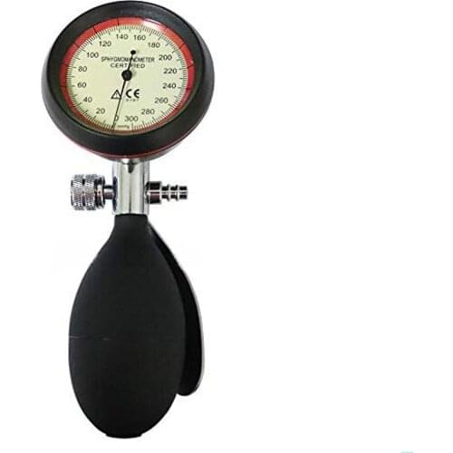 Plans blood pressure blood pressure monitoring accessories hand-held pressure display table 300mmHG plus black PVC pressure ball