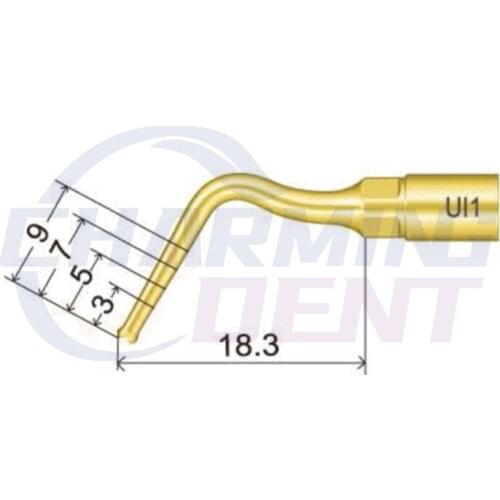 Dental bone knife working tip UI 1 is suitable for Italian maichuang woodpecker Mectron