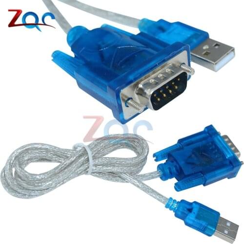 USB to RS232 Serial Port 9 Pin DB9 Cable Serial COM Port Adapter Convertor Connector
