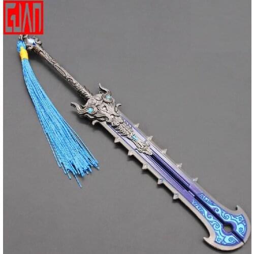 Eternal Tribulation Animation Peripheral Tingtao Broadsword Sword Model Full Metal Crafts Decoration Gifts Collection