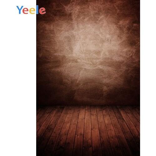 Yeele Vintage Brown Backdrop Wood Floor Newborn Baby Birthday Party Pet Show Photography Background For Photo Studio Photocall