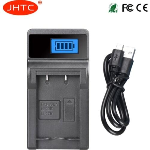 Li10B Li12B Battery Charger For OLYMPUS u-300 400 410 500 600 800 810 1000,C-760 765 70 7000 770 Li-10B Li-12B LCD USB Charger