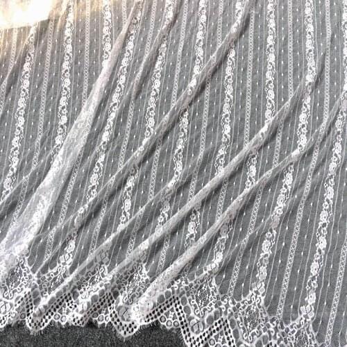 1.5mx3m eyelash lace fabric DIY home textile curtain bottoming shirt clothing garment lace