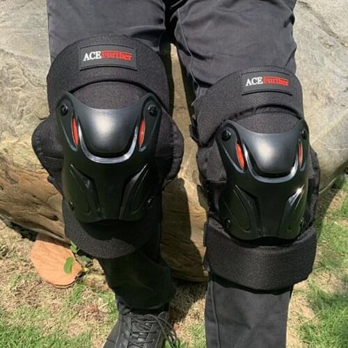 2pcs/set Adult Motorcycle Dirt Bike Outdoor Riding Anti-fall Protective Gear Knee Pads Elbow Pad Protector for Motocross Skiing