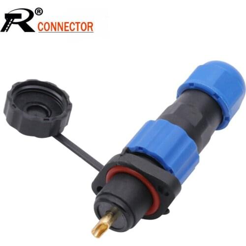 IP68 Aviation Plug SP13 1 2 3 4 5 6 7 Pin cable connectors Plug and socket Flange Type Waterproof connector DIY YOU