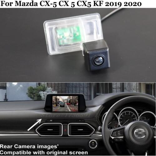 For Mazda CX-5 CX 5 CX5 KF 2019 2020 28 Pins Adapter cable Reverse Camera CCD Night Vision Car Rear View Camera For OEM Monitor