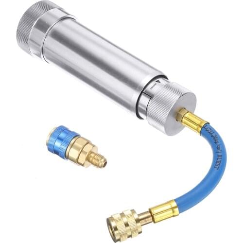 Air Conditioning Car Oil Injection Dye Injection Tool 2 Ounce A/C R134 Pure Liquid Oil Coolant Filler Tube Car Accessories