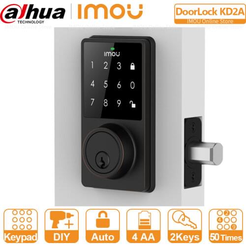 Dahua Imou KD2A Smart Lock Touch Keypad Easy Installation Password Automatic Safety Lock Digital Door Lock