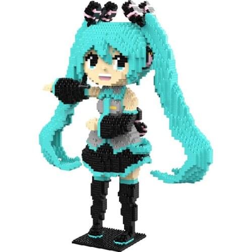 Childrens Educational Assembling Science And Education Building Block Toys Hatsune Girl Adult Decompression Gift Wholesale