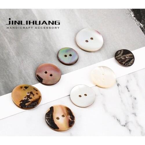 10pcs Natural Shell High-quality Shirt Buttons Mother of Pearl Penguin Shell Sewing Button for Accessories DIY Craft, Clothing