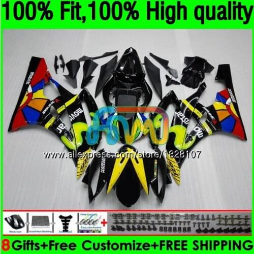 Injection For YAMAHA YZF R New Movistar 6 YZF 600 YZF-600 YZFR6 06 07 53BS.21 YZF R6 06-07 600CC YZF600 YZF-R6 2006 2007 Fairing