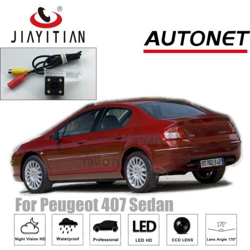 JiaYiTian Rear View Camera For Peugeot 407 Sedan 2008 2009 2010 CCD Night Vision /Backup Parking Camera/license plate camera