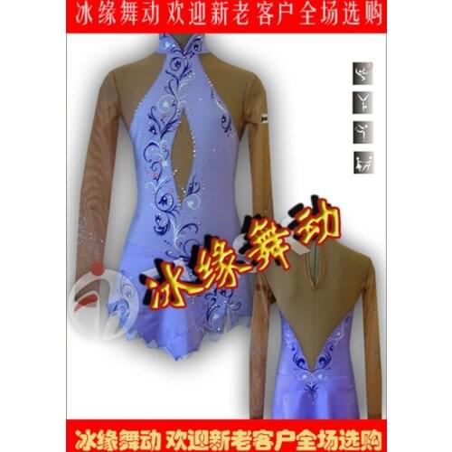 Custom Made To Fit Figure Ice Skating Dresses New Brand With Crystaks For Children DR4046