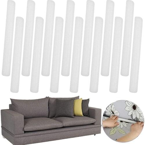 25Pcs Non Slip Foam Grips for Couch Slipcovers Stretch Sofa Couch Cover Foam Tucker Grips Antislip Couch Protector Foam Sticks