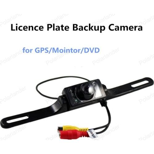 Wholesale Licence Plate NTSC for GPS/Mointor/DVD Waterproof CMD Rear View 7 LED Backup Camera
