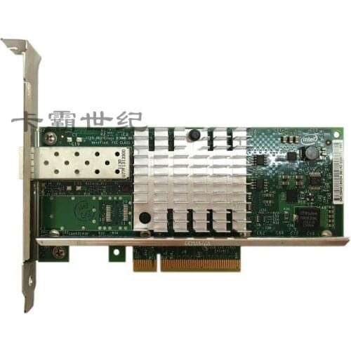 Original Intel E10G42BTDA 82599ES Multimode Single / Dual Port 10 Gigabit Fiber Network Card X520-DA2