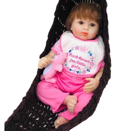 OtardDolls Boneca Reborn 20inch Soft Silicone Vinyl Doll Soft Silicone Reborn Baby Doll New born Lifelike Bebe Reborn Dolls toys