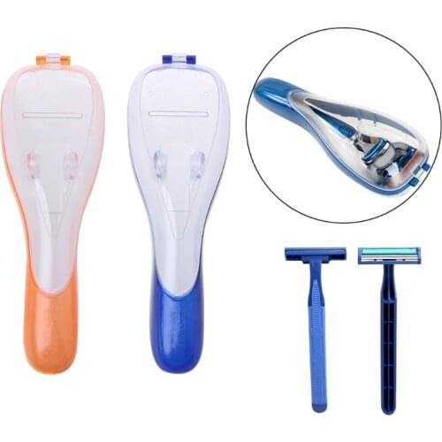 1 PC Portable Travel Razor Blades Holder Box Shaver Case Men Women Hair Shaving Machine Storage Accessories Bathroom Organizer