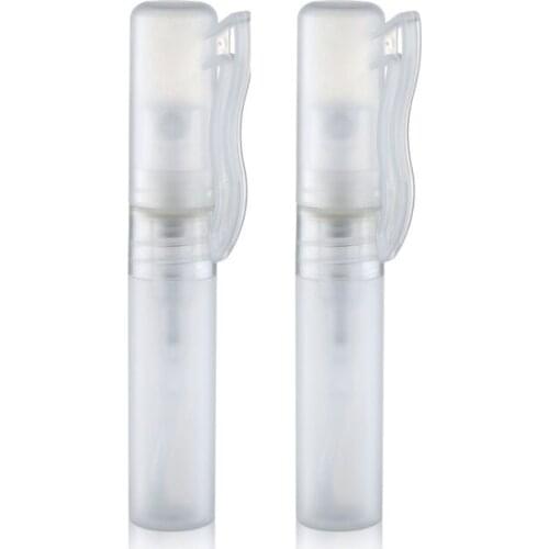 12pcs/lot 8ml PP Empty Clear Pen Shape Santizier Perfume Spray Bottle with Clips